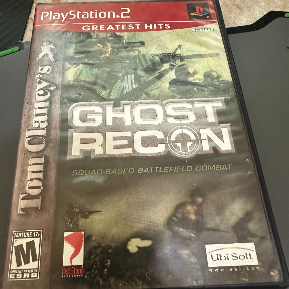 Tom Clancy's Ghost Recon (Sony PlayStation 2, 2002) CIB Complete